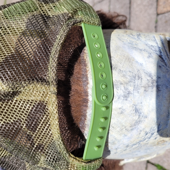 Green Camo Truckers Hat. Vintage. Excellent Condition. Woodland. Baseball Cap - Picture 6 of 8